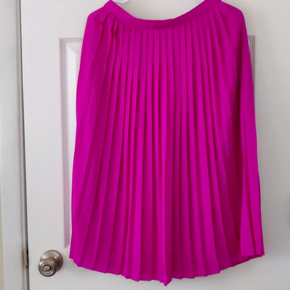 J.Crew Pleated Midi Skirt